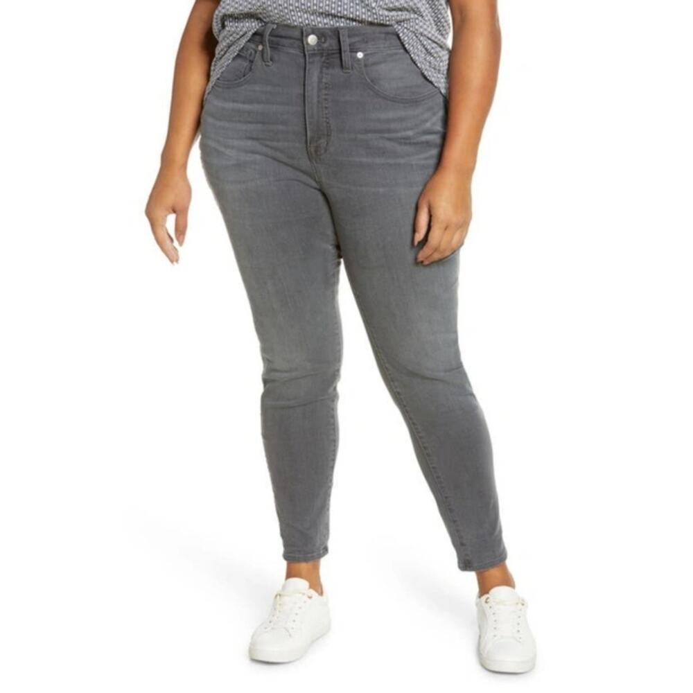 Madewell Plus 11" High-Rise Skinny Jeans in Levin Wash: Retro Pocket Edition 18W
